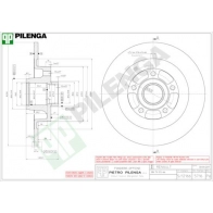 Тормозной диск PILENGA RX7H5F 8 5716 2363565
