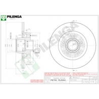 Тормозной диск PILENGA CHS7 W 5718 2363567