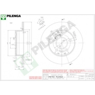 Тормозной диск PILENGA GO TC73J 5736 2363584