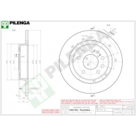 Тормозной диск PILENGA 5772 ZF LUFR 2363618