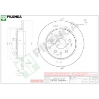Тормозной диск PILENGA A 2LJC 5813 2363642