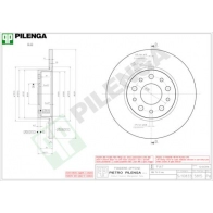Тормозной диск PILENGA XSN ZIZC 2363644 5815