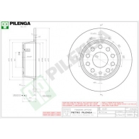 Тормозной диск PILENGA H7OQ R 1440598105 5889