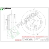 Тормозной диск PILENGA 5901 2 KT10 2363709