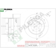 Тормозной диск PILENGA W7C 62X 5905 2363713