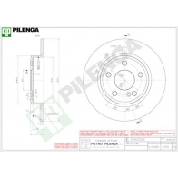 Тормозной диск PILENGA 5910 V1L 44O 2363718