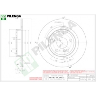 Тормозной диск PILENGA 74BZ L80 5911 2363719