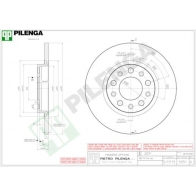 Тормозной диск PILENGA 5951 2363723 K9VR 2V