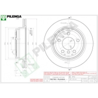Тормозной диск PILENGA V006 2363766 V4QJ 3E
