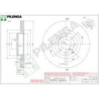 Тормозной диск PILENGA V047 4 PV9J 2363802