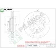 Тормозной диск PILENGA 6 5CKG 2363844 V094