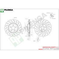 Тормозной диск PILENGA V1013 3 S91KUY 2363857