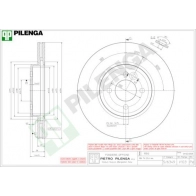 Тормозной диск PILENGA BB 4GE V103 2363862