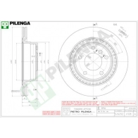 Тормозной диск PILENGA V108 2363867 F1F 3SE