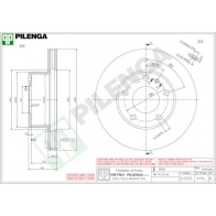 Тормозной диск PILENGA 2363875 F IG8AEY V114