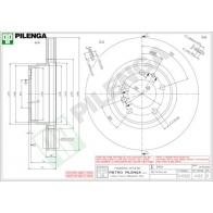 Тормозной диск PILENGA V122 TQ 61H 2363891