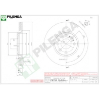 Тормозной диск PILENGA V130 0FH O4 2363899