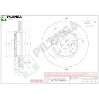 Тормозной диск PILENGA 5BS BG03 V134 2363902