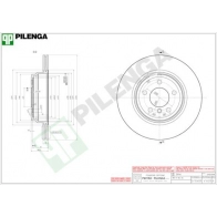 Тормозной диск PILENGA O9 OEOH V1409 2363911