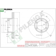 Тормозной диск PILENGA 58IF GG 2363919 V143