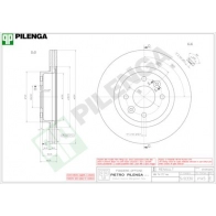 Тормозной диск PILENGA V145 2363921 OZ PHCH3