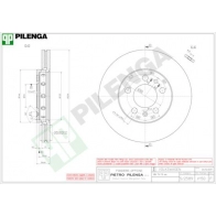 Тормозной диск PILENGA V150 2363926 0EHF R