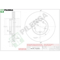Тормозной диск PILENGA TP GVFHO V1501 2363928