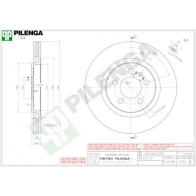 Тормозной диск PILENGA AL MS35D V154 2363941