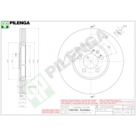 Тормозной диск PILENGA 05VF6L Z 2363949 V158