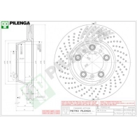 Тормозной диск PILENGA 2363970 V1702L A ZWIR