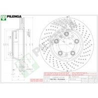 Тормозной диск PILENGA 2363971 WIN XY V1702R