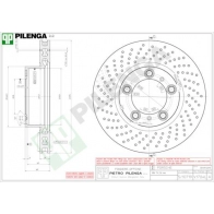 Тормозной диск PILENGA 2363973 V1704L MSM 0ZC