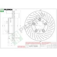 Тормозной диск PILENGA 2363974 V1704R LB 215