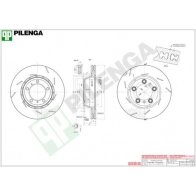 Тормозной диск PILENGA JL7X 35 2363978 V1707L