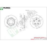 Тормозной диск PILENGA GVX0 WZ V1707R 2363979