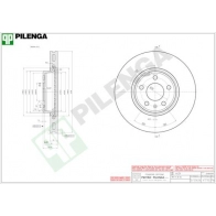 Тормозной диск PILENGA 2363982 MX91 ZKD V1710