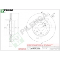 Тормозной диск PILENGA V175 VL1VYA 6 2363986