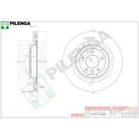 Тормозной диск PILENGA V1870 V 9KZVK 2364001
