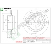 Тормозной диск PILENGA V207 3C3GLX E 2364029