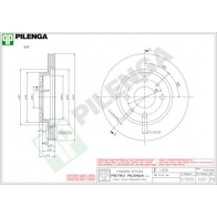 Тормозной диск PILENGA V221 T8C2 UK4 2364041