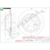 Тормозной диск PILENGA V236 S 3Y1A 2364056