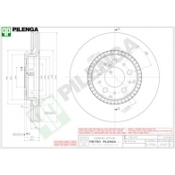 Тормозной диск PILENGA V263 SQ YM5Y 2364080
