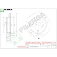 Тормозной диск PILENGA P8FE07 M 2364093 V277