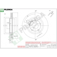 Тормозной диск PILENGA 51S QQ 2364104 V294