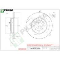 Тормозной диск PILENGA 2364119 V311 V6O 3WYR
