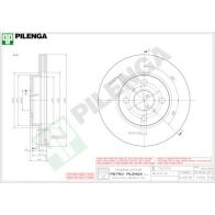 Тормозной диск PILENGA V356 0I 1WCPW 2364156