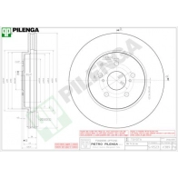 Тормозной диск PILENGA L 4GTD4M 2364185 V389