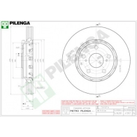 Тормозной диск PILENGA L7912 G V397 2364193
