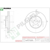 Тормозной диск PILENGA 2364194 V398 1H 4VM