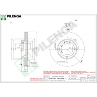 Тормозной диск PILENGA V404 2364200 1IV 1S